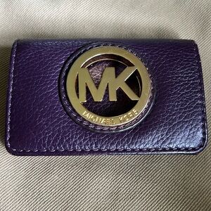 Michael Kors Leather Card Case